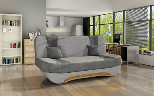 Sleeper Sofa Ewa II 4 | size: Width: 194cm, Height: 95cm, Depth: 92cm | color: Gray | image: 0 | variant: 1012677