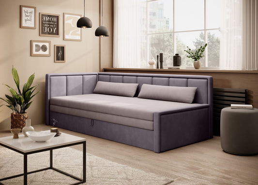 Sleeper Sofa Fulgeo 2 | size: Width: 82cm, Height: 77cm, Depth: 214cm | color: Poco | image: 1 | variant: 1017279