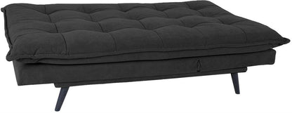 Sleeper Sofa Grantham | size: Width: 193cm, Height: 89cm, Depth: 92cm | color: Black | image: 4 | variant: 1000298