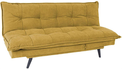 Sleeper Sofa Grantham | size: Width: 193cm, Height: 89cm, Depth: 92cm | color: Yellow | image: 1 | variant: 1000297
