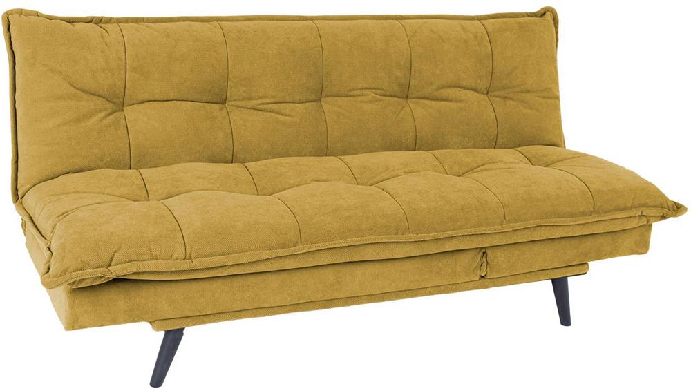 Sleeper Sofa Grantham | size: Width: 193cm, Height: 89cm, Depth: 92cm | color: Yellow | image: 2 | variant: 1000297