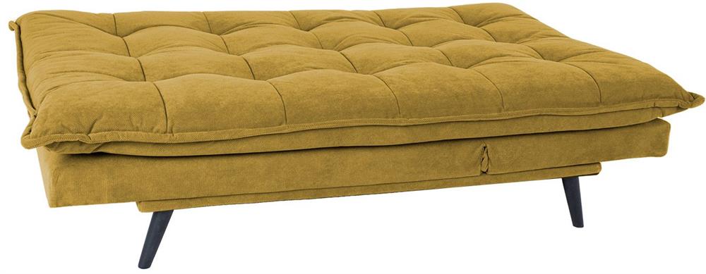 Sleeper Sofa Grantham | size: Width: 193cm, Height: 89cm, Depth: 92cm | color: Yellow | image: 4 | variant: 1000297