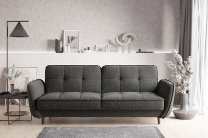 Sleeper Sofa Hinckley 1 | size: Width: 220cm, Height: 83cm, Depth: 90cm | color: Gray | image: 0 | variant: 1013868