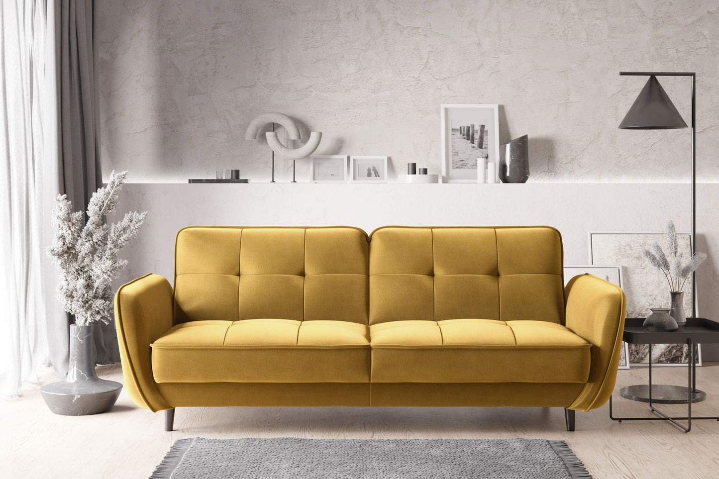 Sleeper Sofa Hinckley 50 | size: Width: 90cm, Height: 83cm, Depth: 220cm | color: Nube | image: 1 | variant: 1017817