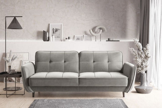 Sleeper Sofa Hinckley | size: Width: 220cm, Height: 83cm, Depth: 90cm | color: Gray | image: 0 | variant: 1013867
