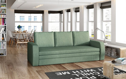 Sleeper Sofa Inversa | size: Width: 220cm, Height: 89cm, Depth: 83cm | color: Green | image: 0 | variant: 1001306