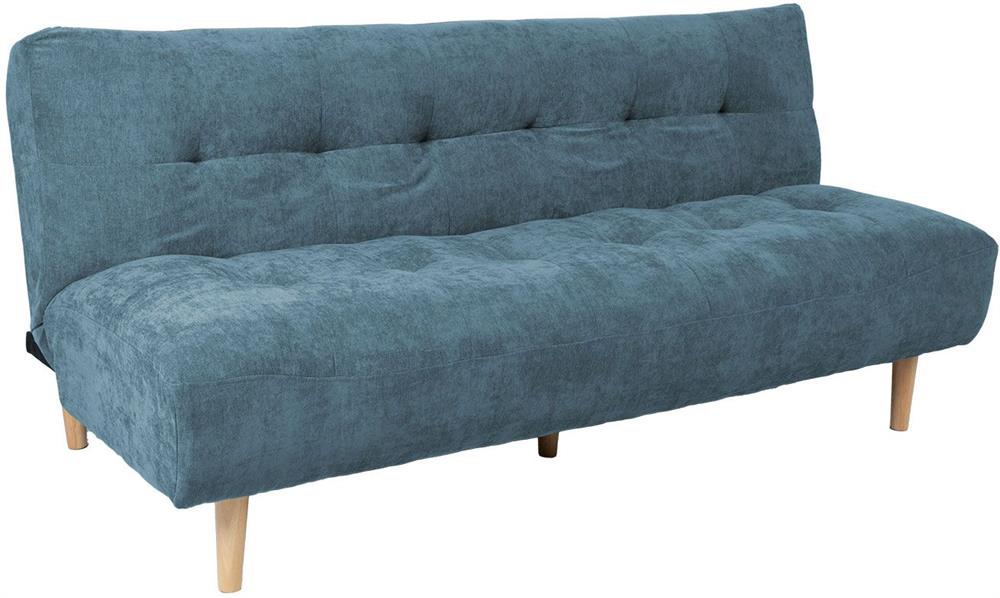 Sleeper Sofa Kiruna 1 | size: Width: 186cm, Height: 87cm, Depth: 101cm | color: Blue | image: 1 | variant: 1017593