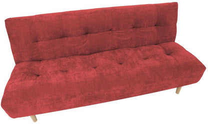 Sleeper Sofa Kiruna | size: Width: 186cm, Height: 87cm, Depth: 101cm | color: Red | image: 4 | variant: 1017592