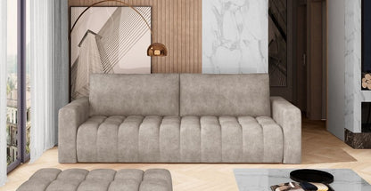 Sleeper Sofa Lazaro 7 | size: Width: 245cm, Height: 85cm, Depth: 97cm | color: Beige | image: 0 | variant: 1012730