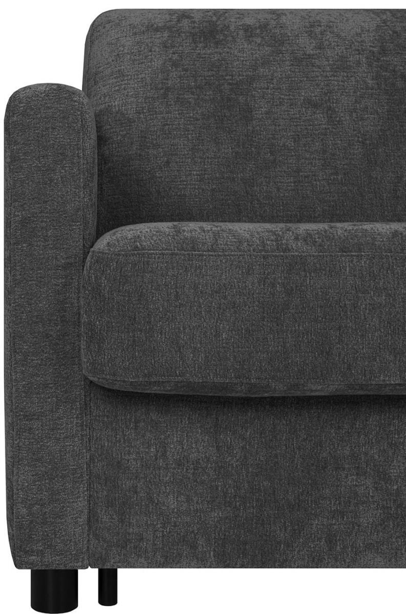 Sleeper Sofa Leana | size: Width: 85cm, Height: 81cm, Depth: 160cm | color: Gray | image: 4 | variant: 1012841