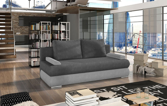 Sleeper Sofa Milo 15 | size: Width: 60cm, Height: 90cm, Depth: 213cm | color: Soro | image: 1 | variant: 1017379