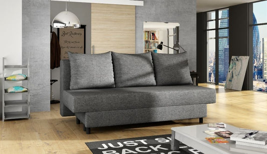 Sleeper Sofa Oban | size: Width: 190cm, Height: 93cm, Depth: 82cm | color: Gray | image: 0 | variant: 1013863