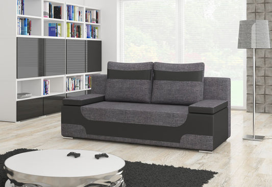 Sleeper Sofa Ragusa 3 | size: Width: 92cm, Height: 73cm, Depth: 200cm | color: Sawana/Soft | image: 1 | variant: 1017738