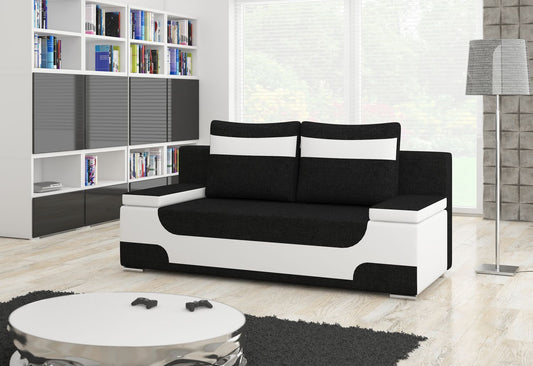 Sleeper Sofa Ragusa 5 | size: Width: 92cm, Height: 73cm, Depth: 200cm | color: Sawana/Soft | image: 1 | variant: 1017740