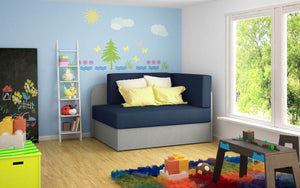 Sleeper Sofa Rosa 6 | size: Width: 63cm, Height: 60cm, Depth: 75cm | color: Alova | image: 1 | variant: 1017415