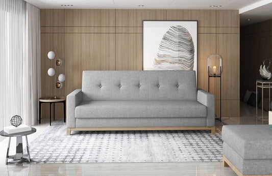 Sleeper Sofa Selene 7 | size: Width: 216cm, Height: 93cm, Depth: 87cm | color: Gray | image: 1 | variant: 1014050