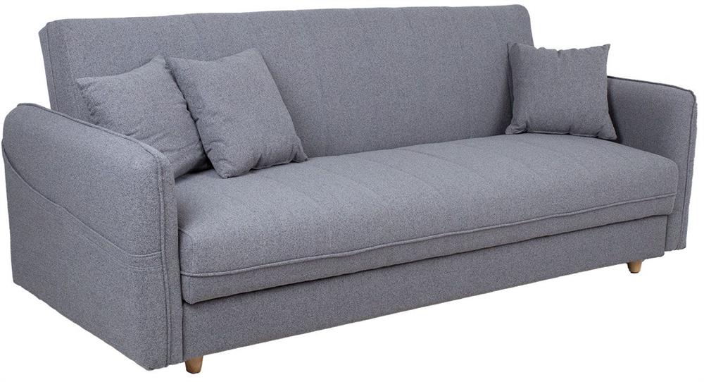 Sleeper Sofa Visby | size: Width: 200cm, Height: 93cm, Depth: 88cm | color: Gray | image: 1 | variant: 1017583