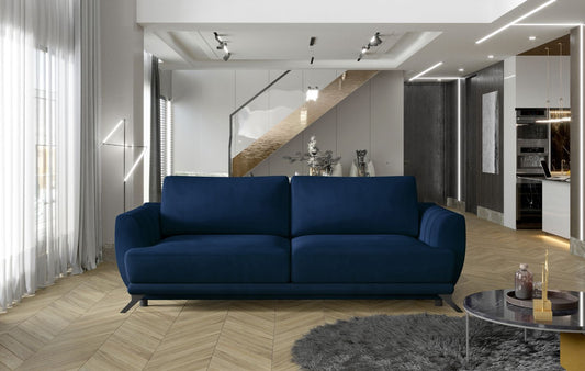 Sleeper Sofa West Chertsey 10 | size: Width: 242cm, Height: 90cm, Depth: 95cm | color: Blue | image: 1 | variant: 1015019