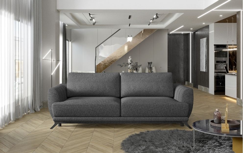 Sleeper Sofa West Chertsey 4 | size: Width: 250cm, Height: 90cm, Depth: 95cm | color: Gray | image: 0 | variant: 1013922