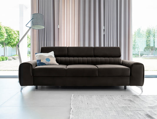 Sleeper Sofa West London 5 | size: Width: 97cm, Height: 105cm, Depth: 261cm | color: Nube | image: 1 | variant: 1017917
