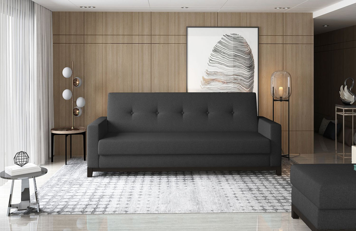 Sleeper Sofa West Maidenhead 16 | size: Width: 104cm, Height: 93cm, Depth: 216cm | color: Kronos | image: 1 | variant: 1018016