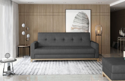 Sleeper Sofa West Maidenhead 6 | size: Width: 216cm, Height: 93cm, Depth: 87cm | color: Gray | image: 0 | variant: 1013943