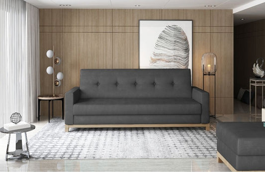 Sleeper Sofa West Maidenhead 6 | size: Width: 216cm, Height: 93cm, Depth: 87cm | color: Gray | image: 0 | variant: 1013943