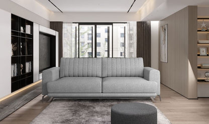 Sleeper Sofa West Nancy 4 | size: Width: 250cm, Height: 90cm, Depth: 95cm | color: Gray | image: 0 | variant: 1013895