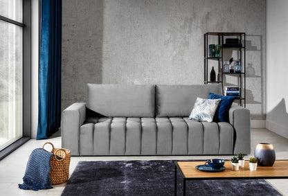 Sleeper Sofa West Orebro 5 | size: Width: 245cm, Height: 85cm, Depth: 97cm | color: Gray | image: 0 | variant: 1013912