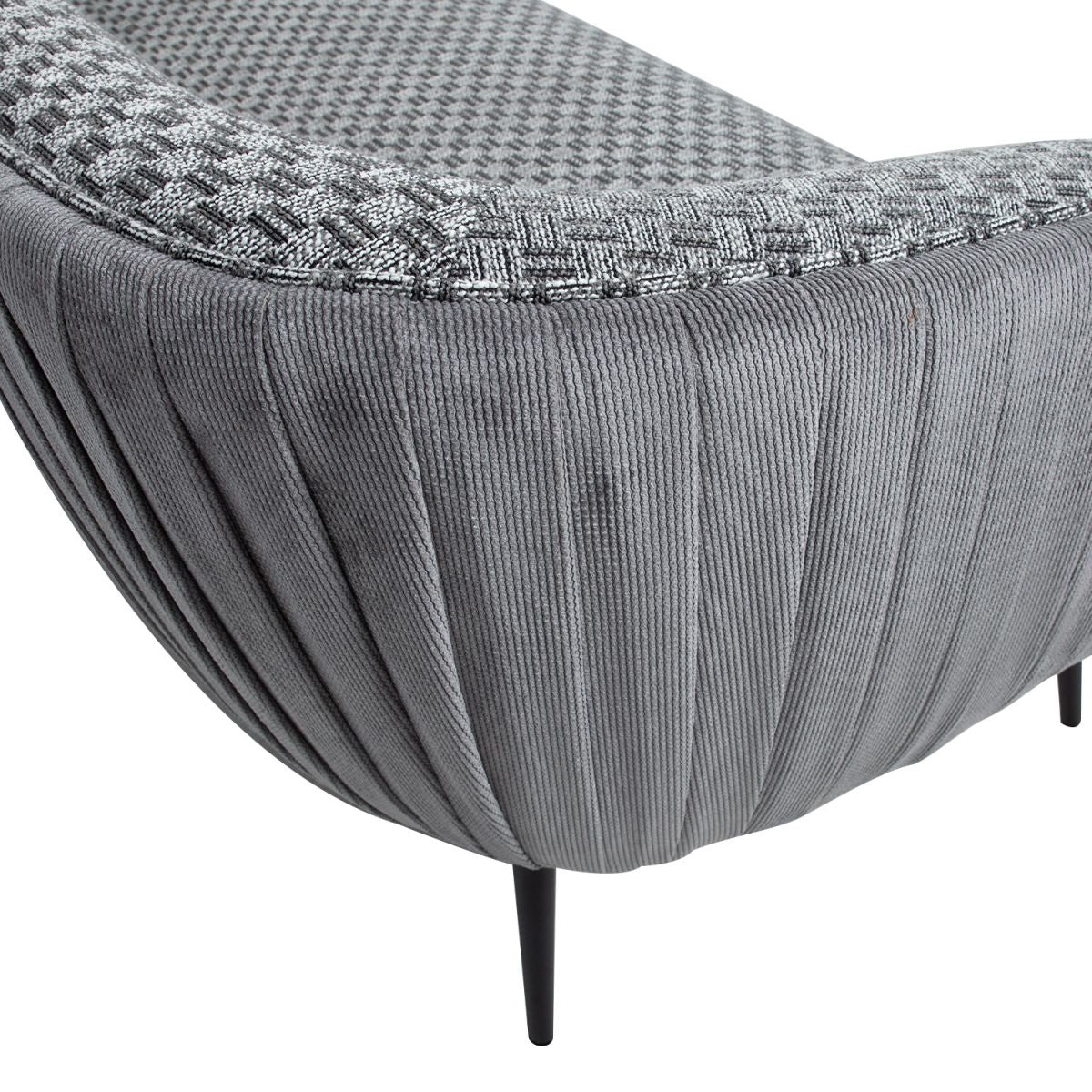Sofa East Sandwich | size: Width: 179cm, Height: 74cm, Depth: 80cm | color: Gray | image: 5 | variant: 1005321