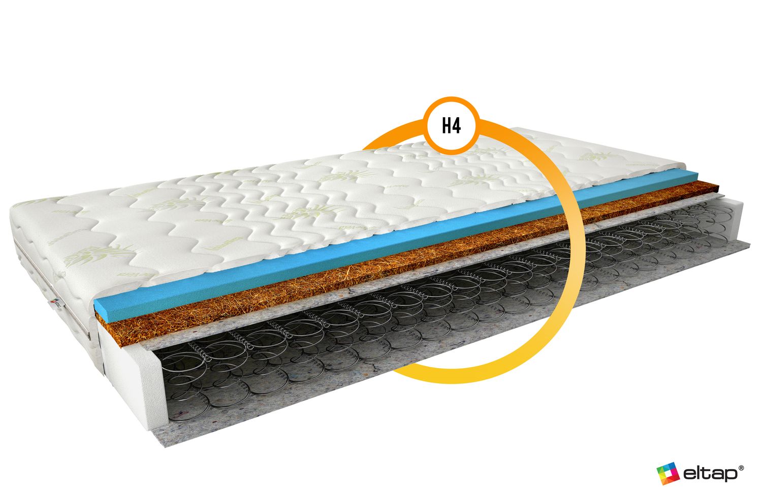 Spring Mattress Lewes 6 | size: Length: 200cm, Width: 90cm | image: 1 | variant: 1014087