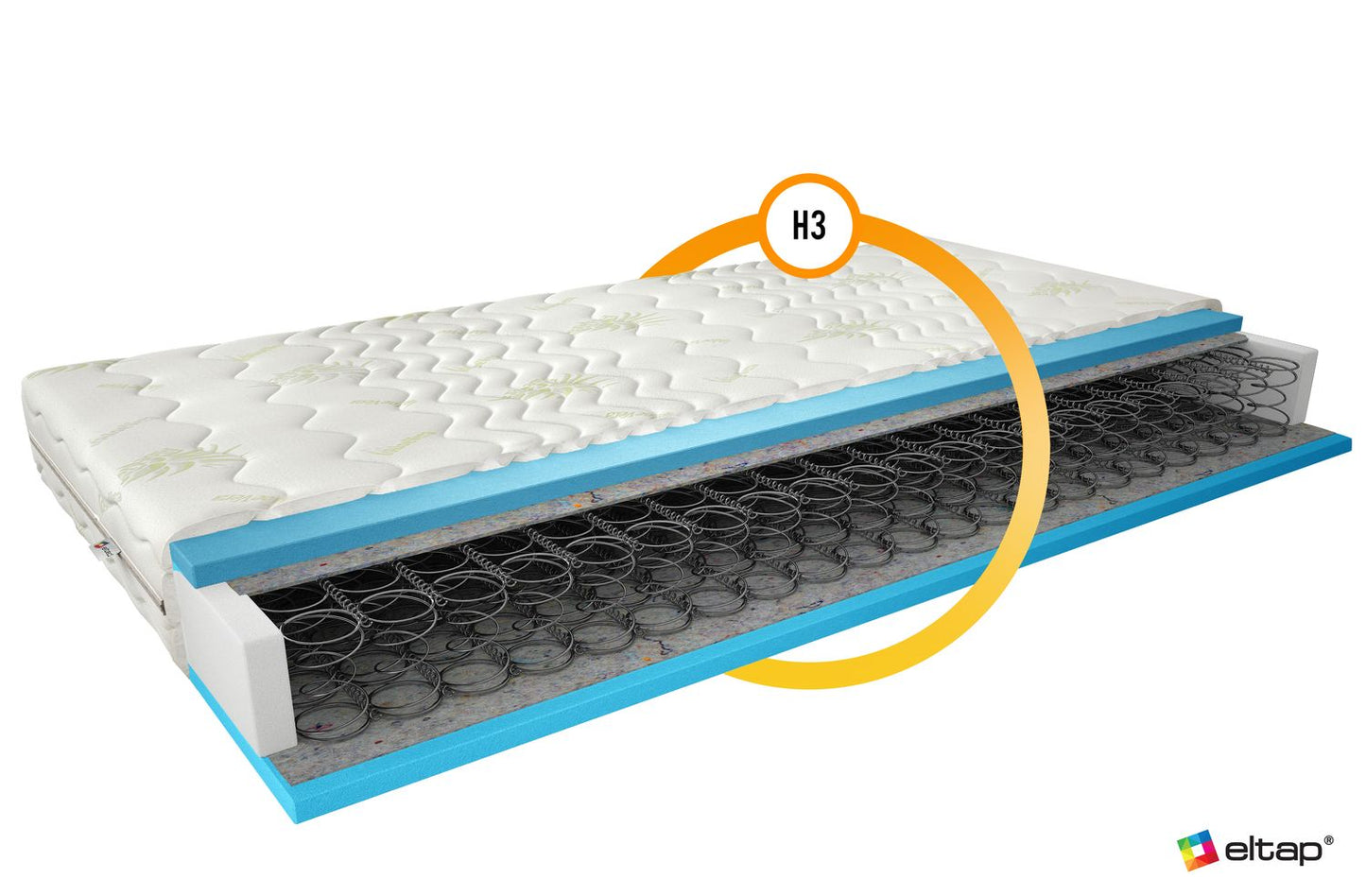 Spring Mattress Orsola 11 | size: Length: 200cm, Width: 120cm | image: 1 | variant: 1013042