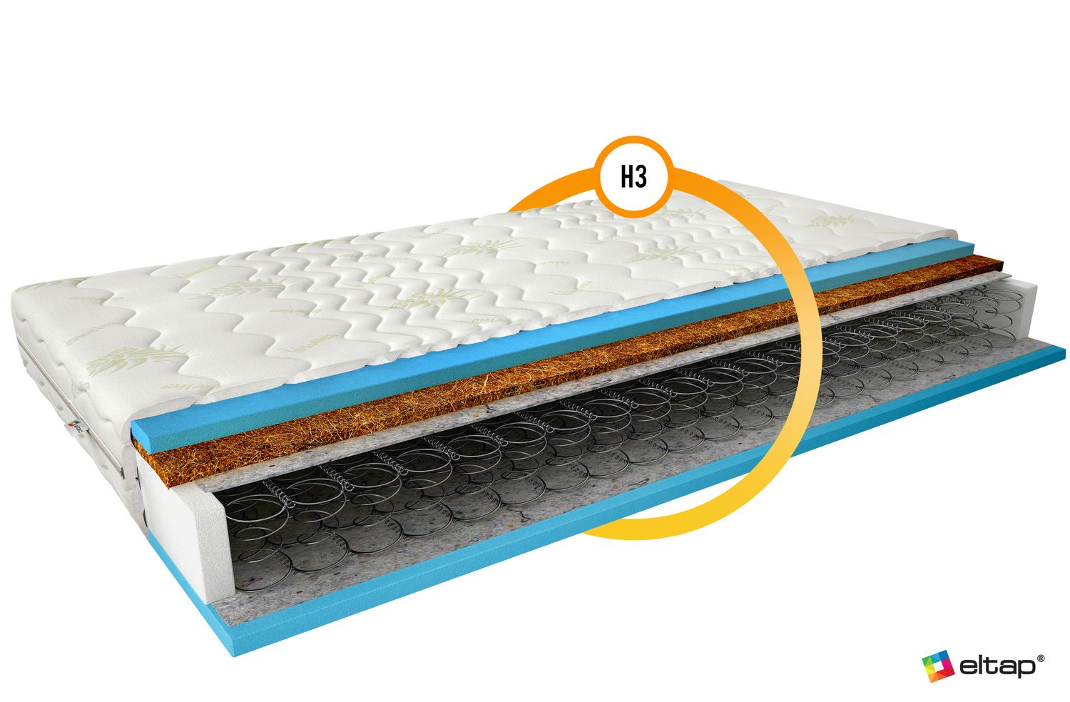 Spring Mattress Oslo 20 | size: Length: 200cm, Width: 140cm | image: 1 | variant: 1013191