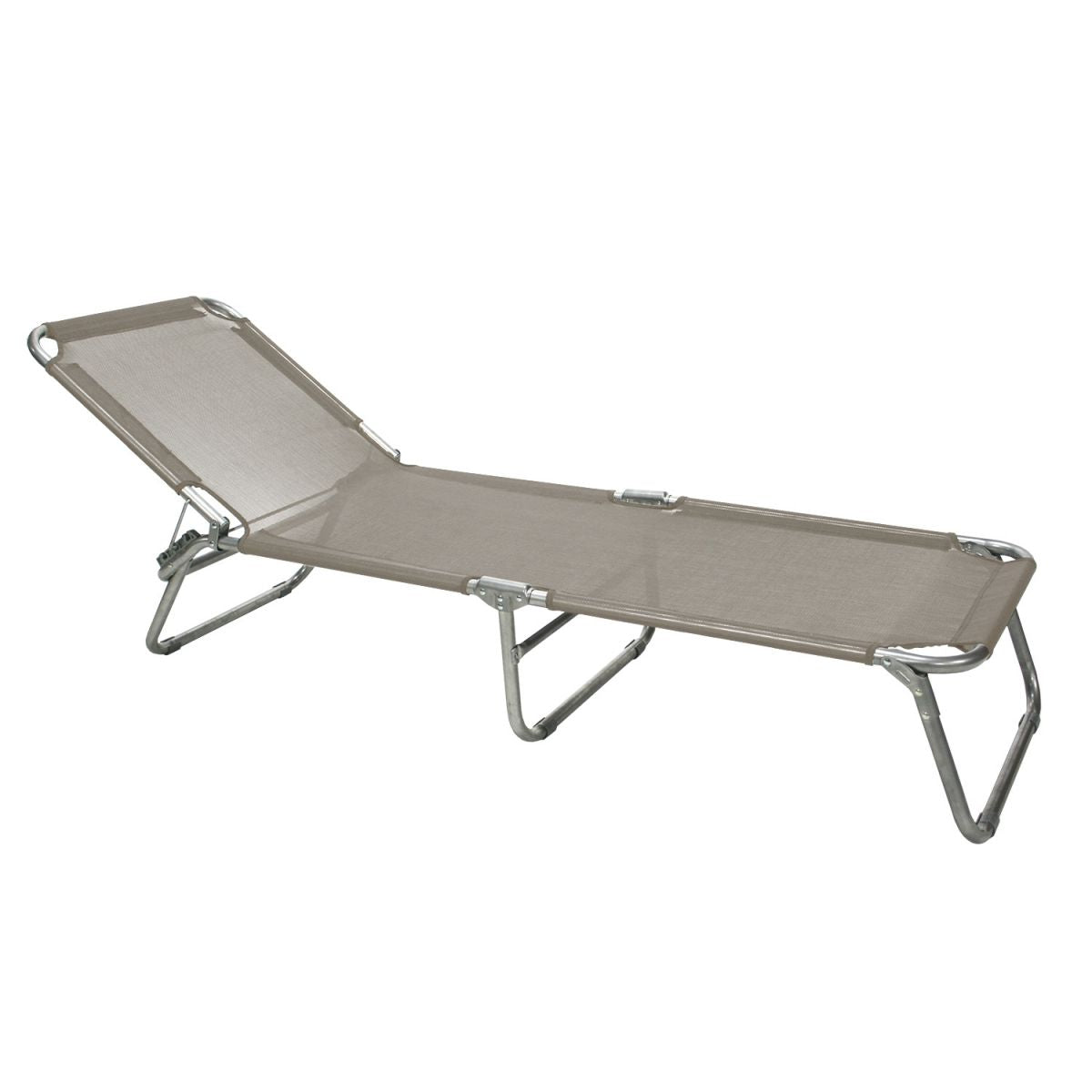 Sun Lounger East Filey | size: Length: 191cm, Width: 57cm, Height: 28cm | color: Gray | image: 2 | variant: 1004856