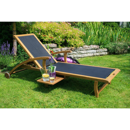 Sun Lounger Future | size: Length: 200cm, Width: 75.5cm, Height: 95cm | color: Brown/Black | image: 2 | variant: 1010610