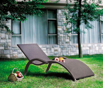 Sun Lounger Guildford | size: Length: 180cm, Width: 75cm, Height: 73cm | color: Brown | image: 2 | variant: 1000681