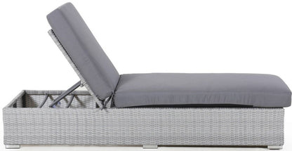 Sun Lounger Kirkwall | size: Length: 195cm, Width: 69cm, Height: 90cm | color: Gray | image: 3 | variant: 1005608