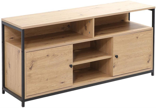 TV Table East Folkestone | size: Length: 40cm, Width: 120cm, Height: 54cm | color: Oak | image: 1 | variant: 1006172