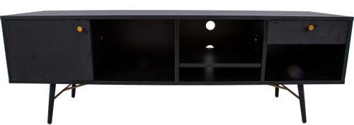 TV Table Luxembourg | size: Length: 40cm, Width: 150cm, Height: 50cm | color: Black | image: 1 | variant: 1012141