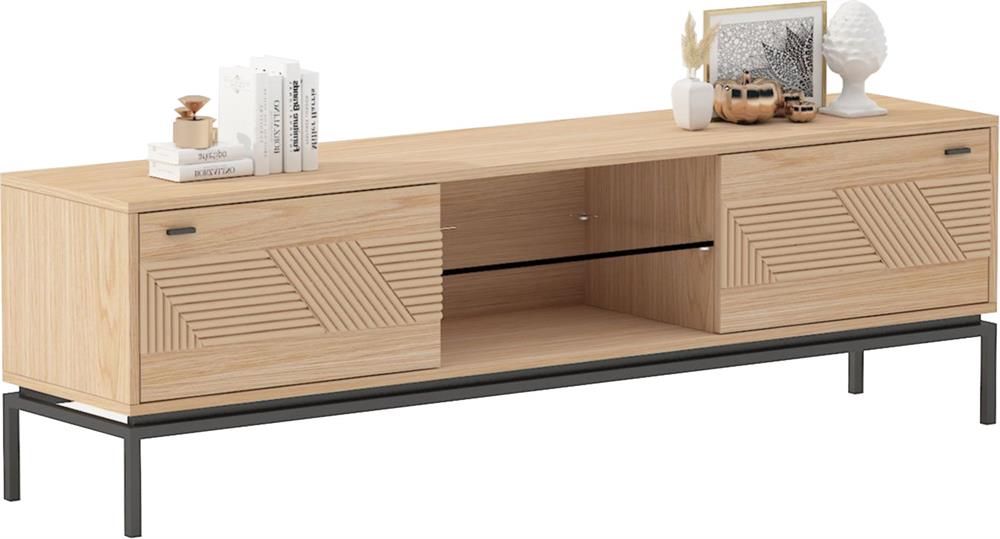 TV Table Thun | size: Length: 40cm, Width: 180cm, Height: 55cm | color: Oak | image: 1 | variant: 1006169