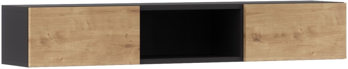 TV Table West Cairo | size: Length: 25cm, Width: 120cm, Height: 20cm | color: Oak | image: 0 | variant: 1010564