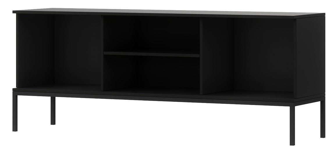 TV Table West Welshpool | size: Length: 40cm, Width: 150cm, Height: 60cm | color: Black | image: 1 | variant: 1017660