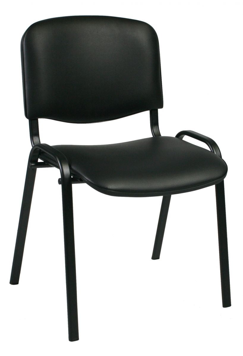 Visitor's Chair Iso 1 | size: Width: 54cm, Height: 82cm, Depth: 42cm | color: Black | image: 0 | variant: 1012520