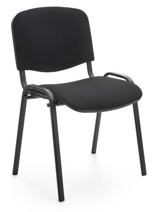 Visitor's Chair Iso 6 | size: Width: 55cm, Height: 82cm, Depth: 53cm | color: Black | image: 1 | variant: 1012525