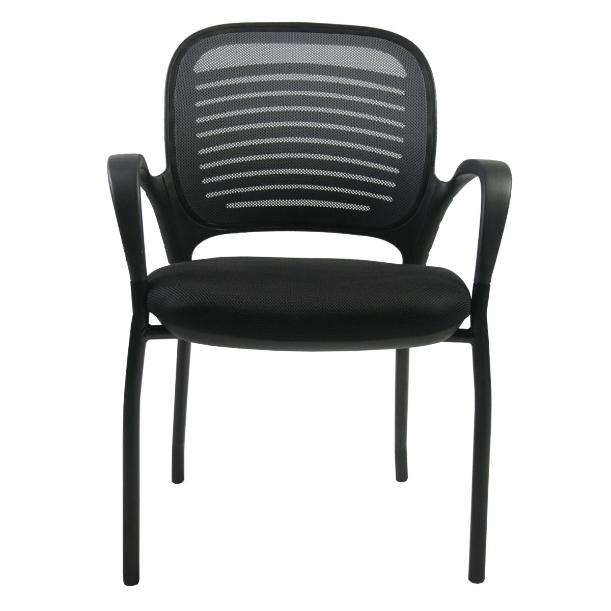 Visitor's Chair Spalding | size: Width: 59cm, Height: 84cm, Depth: 59cm | color: Black | image: 1 | variant: 1000287