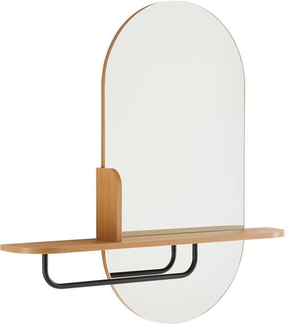 Wall Mirror Aalborg | color: Oak | image: 1 | variant: 1017734