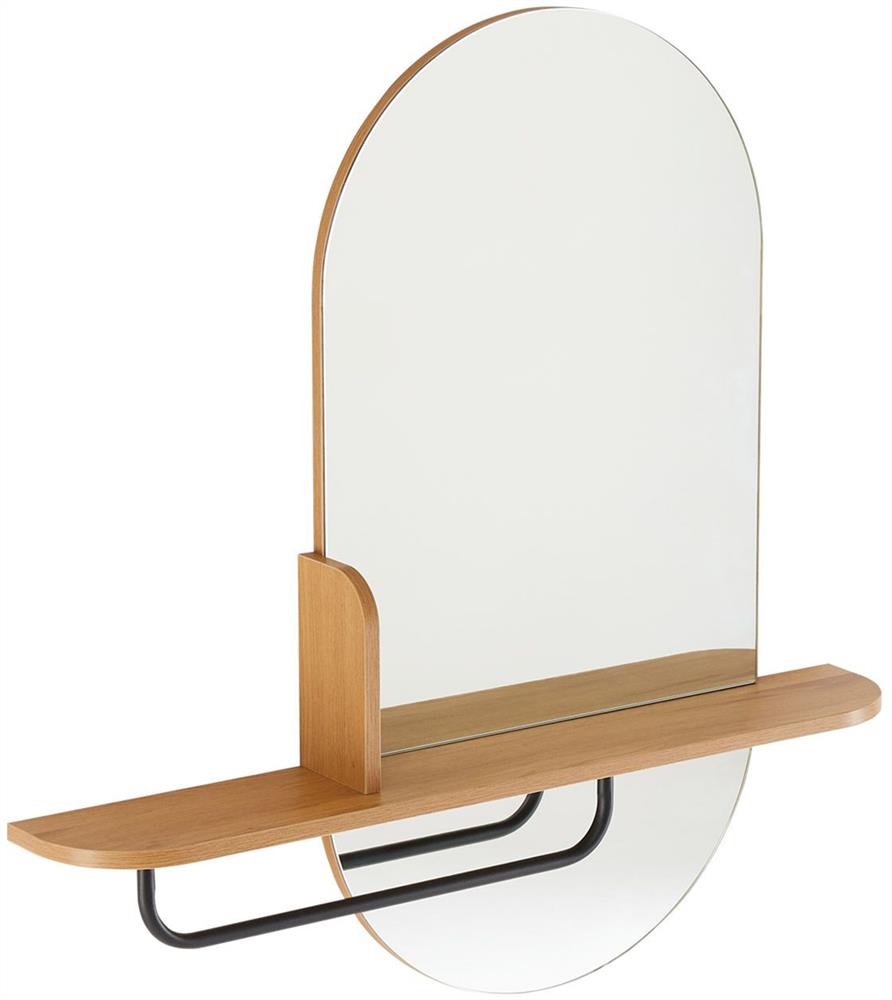 Wall Mirror Aalborg | color: Oak | image: 2 | variant: 1017734