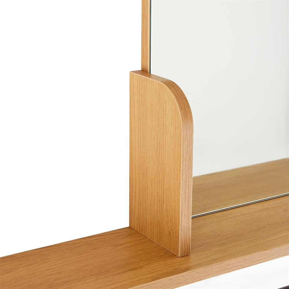 Wall Mirror Aalborg | color: Oak | image: 3 | variant: 1017734