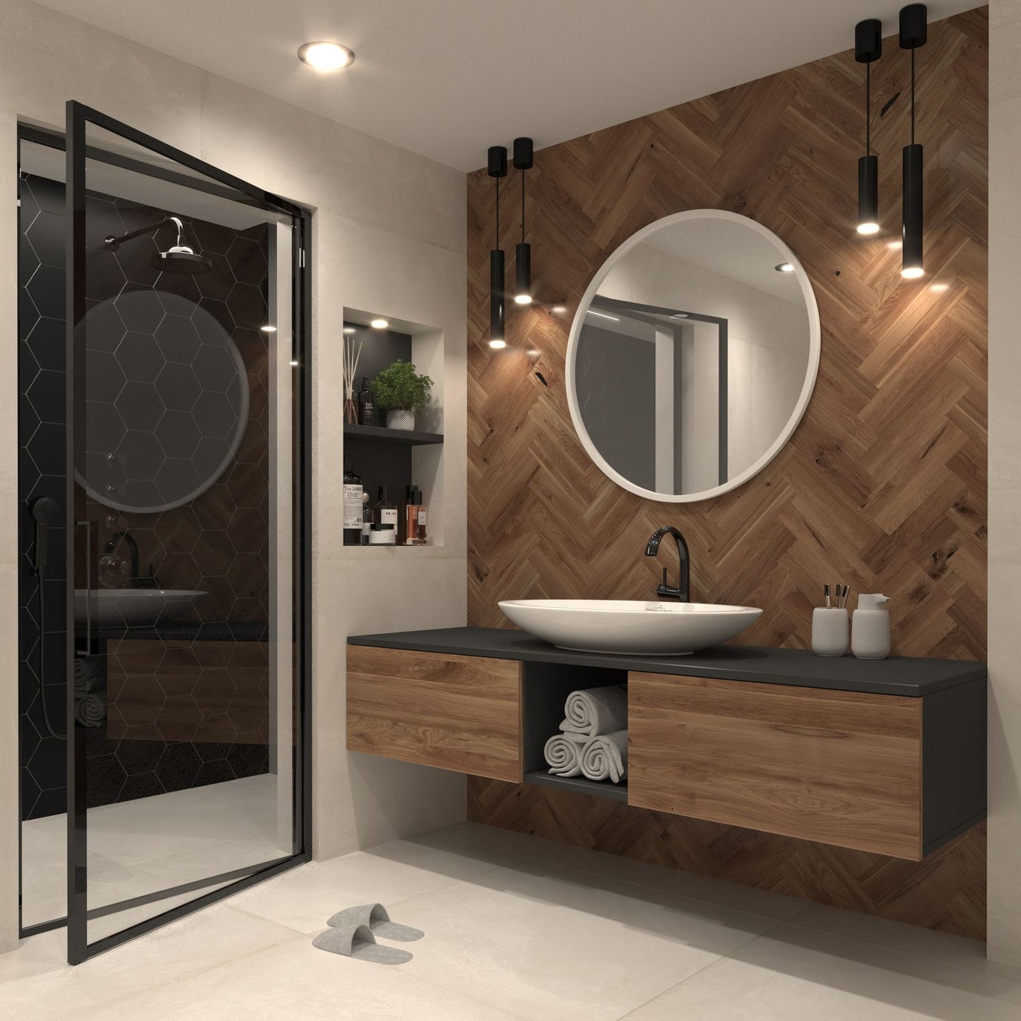 Wall Mirror Grace | color: White | image: 1 | variant: 1002156