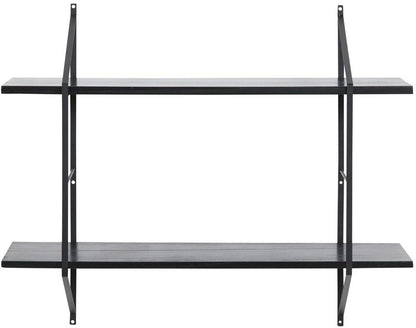 Wall Shelf East Andorra la Vella | size: Width: 76cm, Height: 63cm, Depth: 25.5cm | color: Black | image: 2 | variant: 1006094